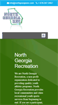 Mobile Screenshot of northgeorgiarec.com