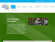 Tablet Screenshot of northgeorgiarec.com
